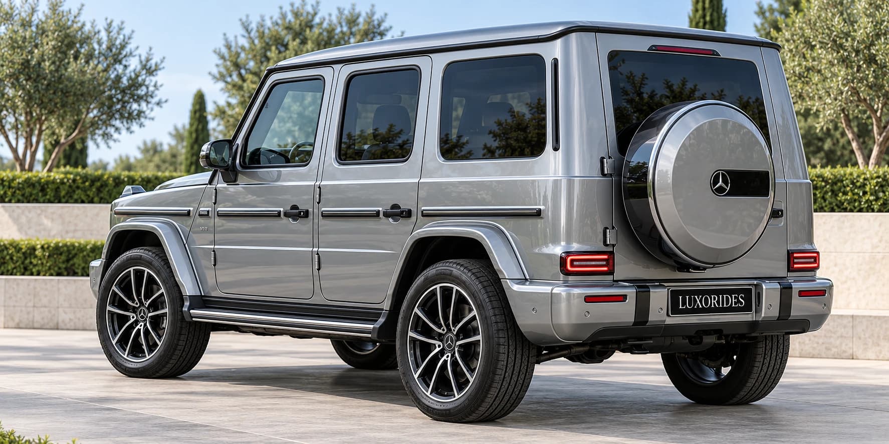 Silver G-wagon from Luxorides