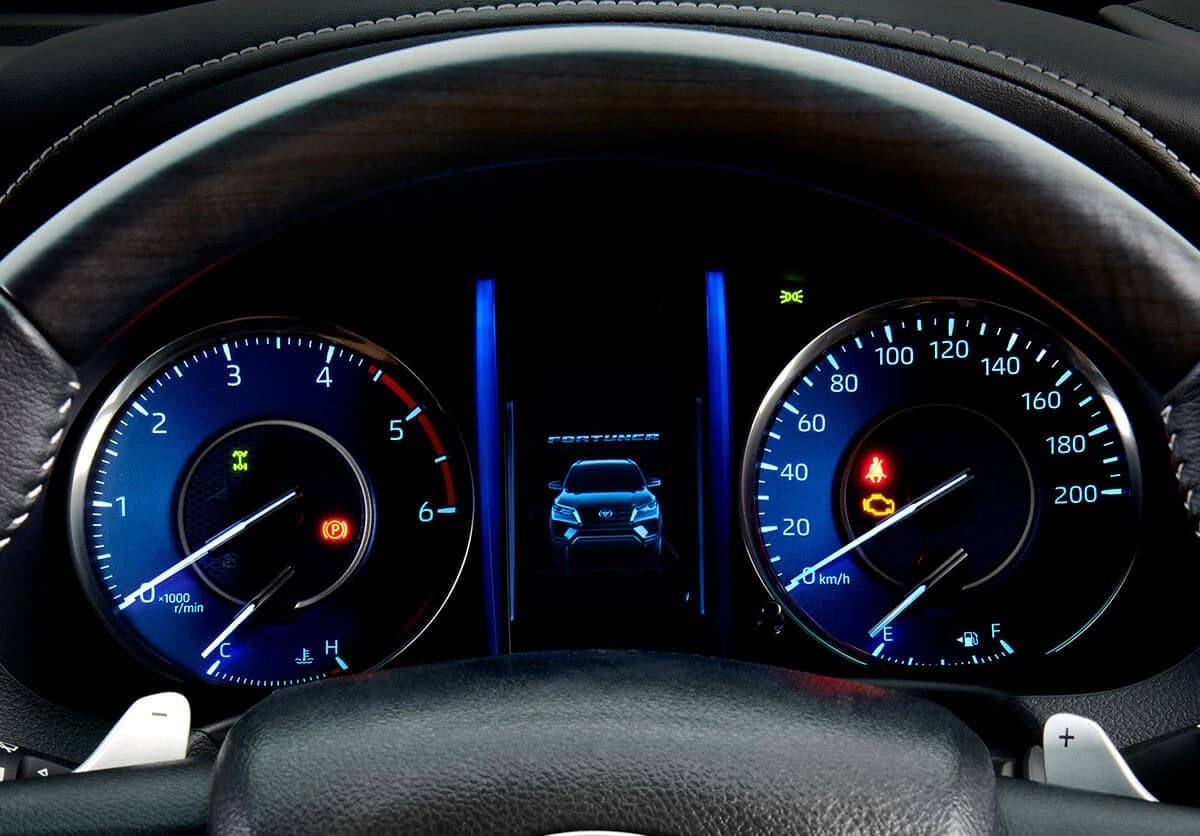 Interior back seat view