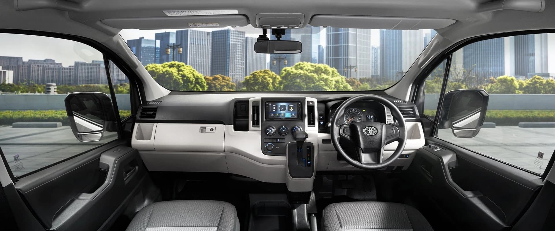Interior main front view of Hiace