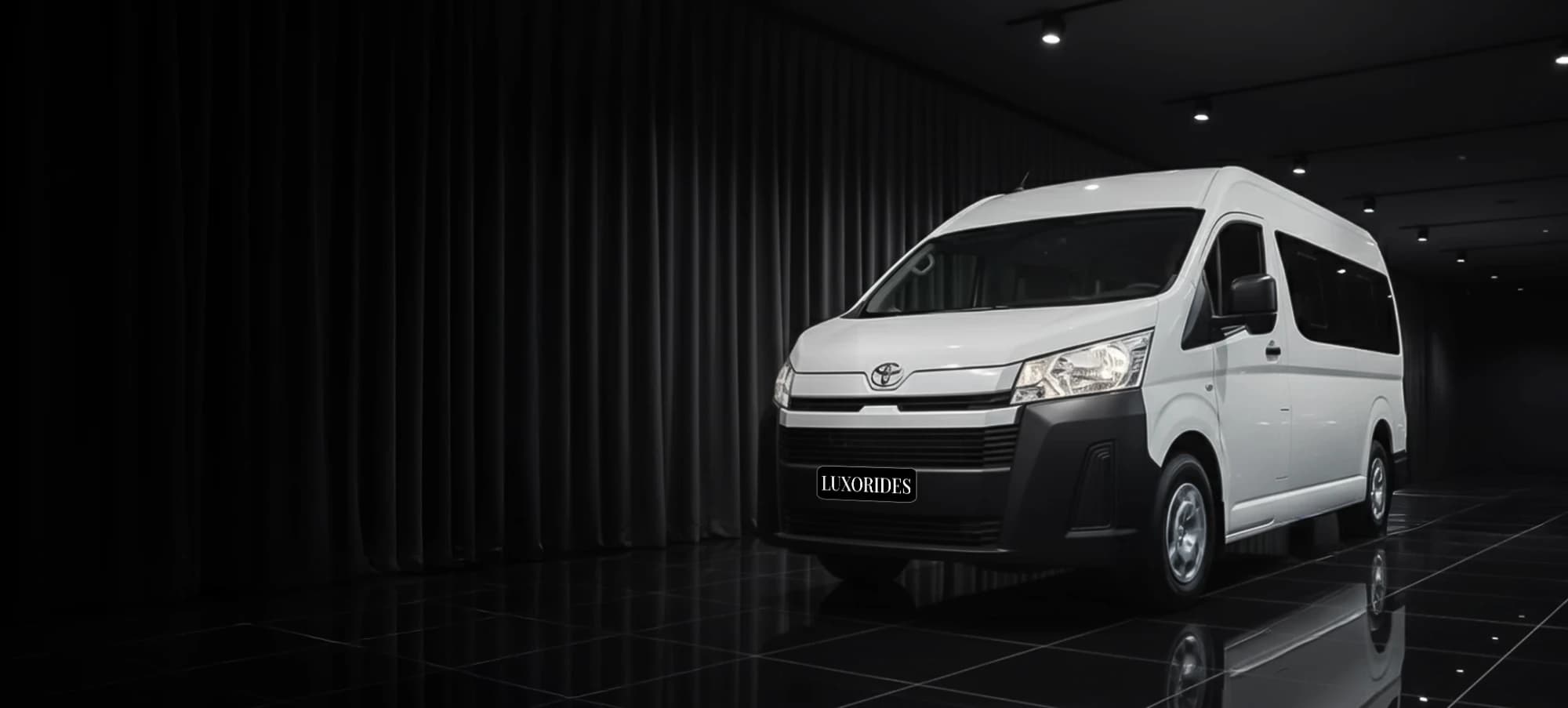 front view of Toyota Hiace